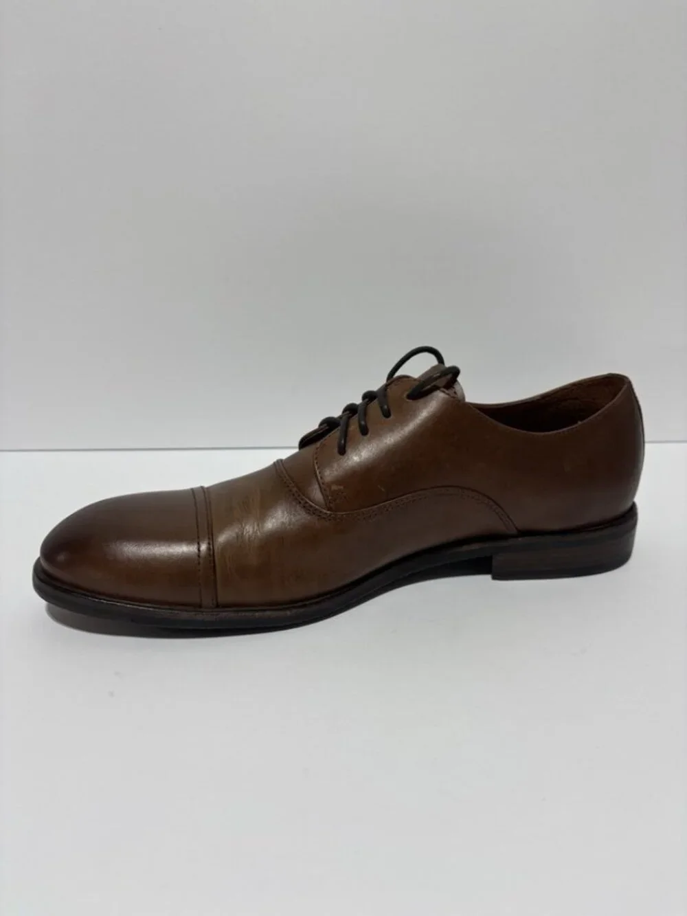 Frye Men’s Sam Oxford Cognac Leather, Size 11.5 M